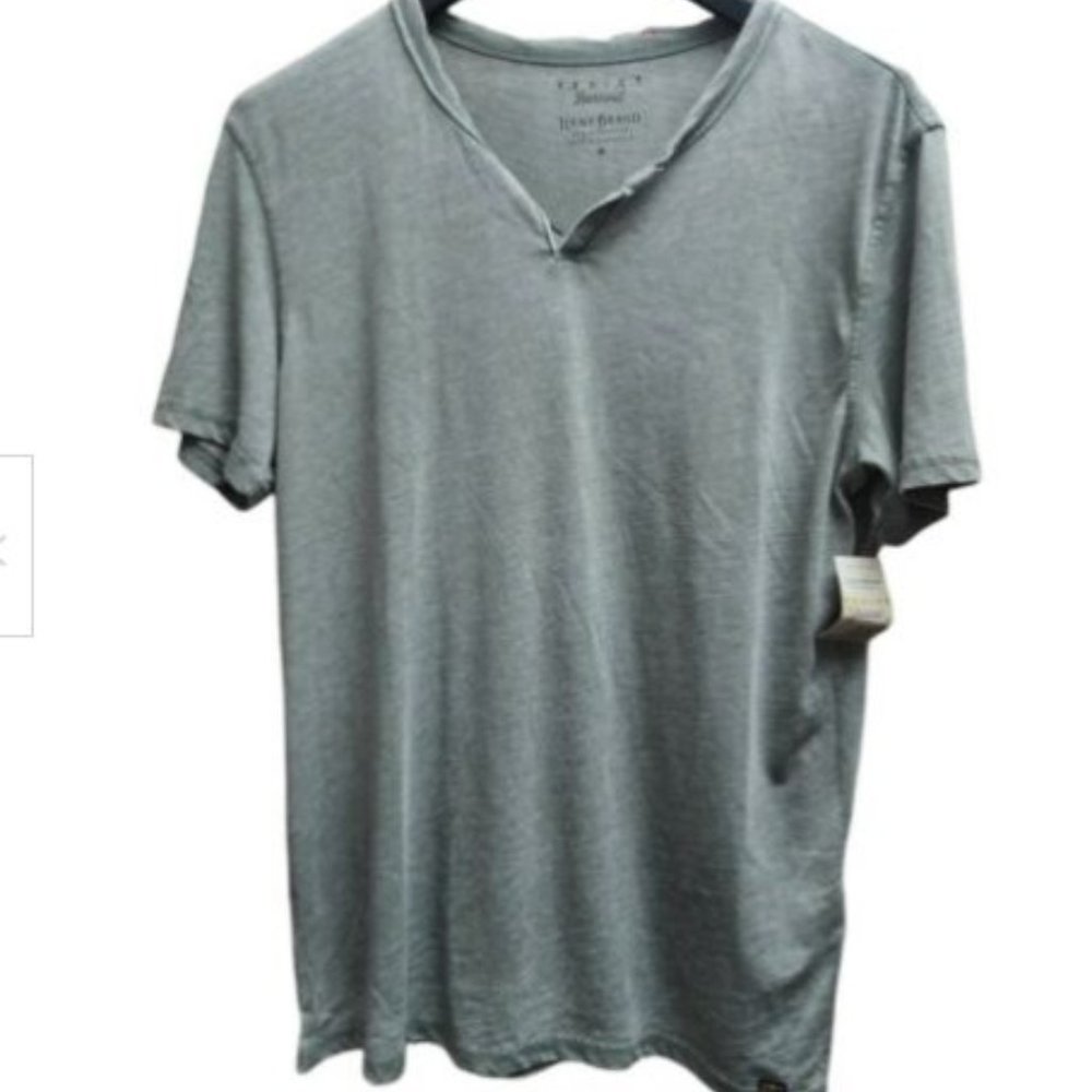 Lucky Brand Mens Venice Burnout Short Sleeve T-Shirt Large